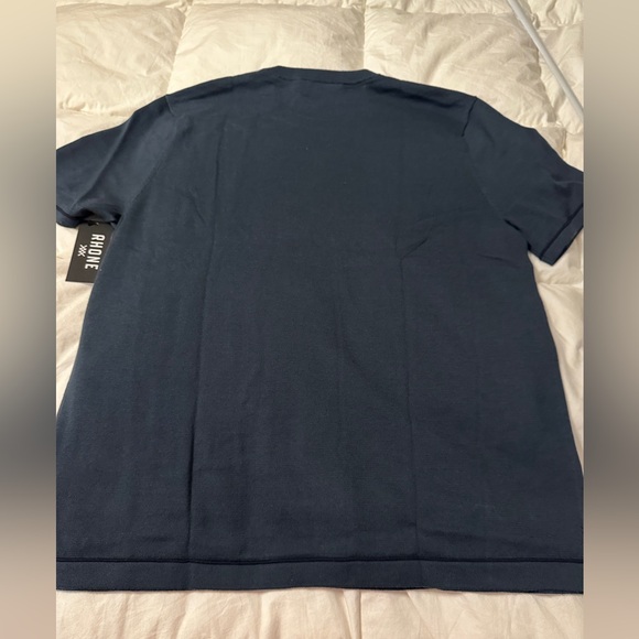 RHONE Blue Compass Knit Tee - NWT - Size XL Performance Apparel - Picture 5 of 10